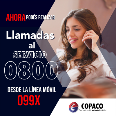 Llamadas al servicio 0800